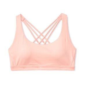 Victoria's Secret Incredible Essential Strappy Back Bra Apricot Frost Large NEW